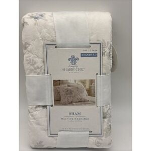 Simply Shabby Chic Rachel Ashwell BRITISH ROSE Patchwork Pillow Sham STANDARD -1